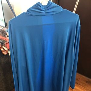 Bob Mackie wearable art blue coverup